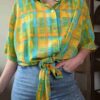 Let's go picnic - vintage blouse - 01