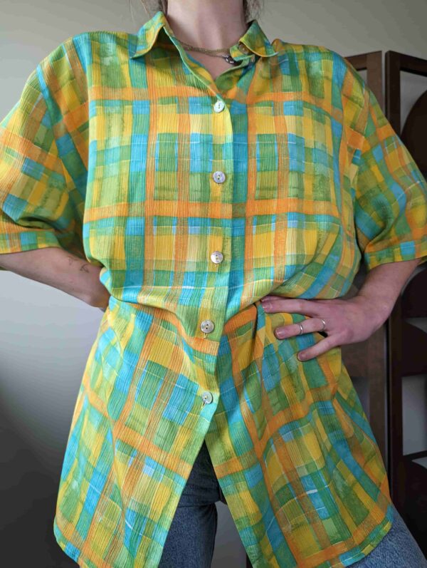 Let's go picnic - vintage blouse - 03