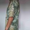 Gecko green - vintage blouse - 02
