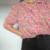 Pleasure in pink - vintage blouse - 03