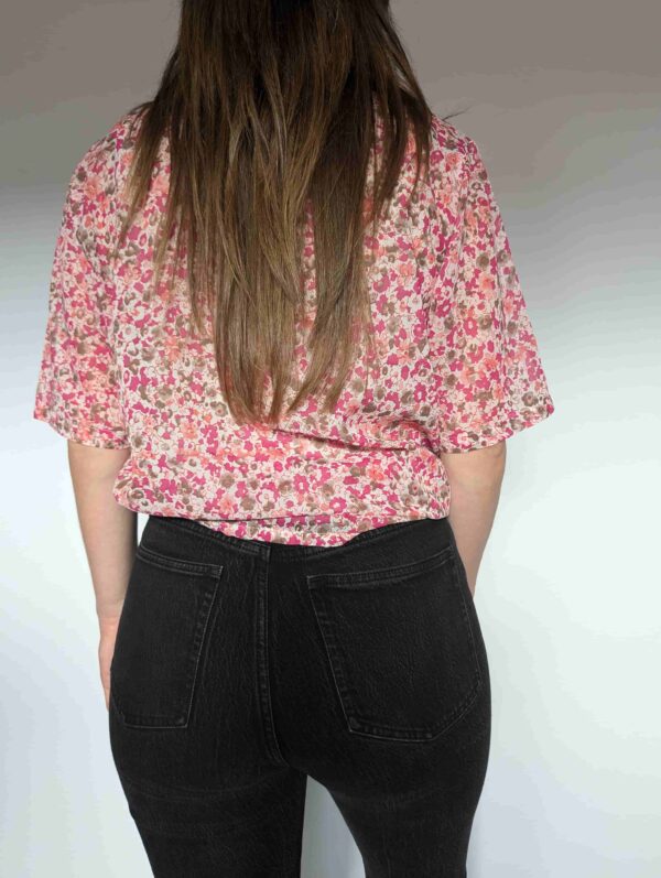 Pleasure in pink - vintage blouse - 04