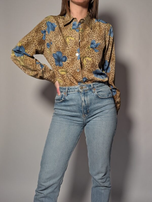 Blue safari - blouse - 02