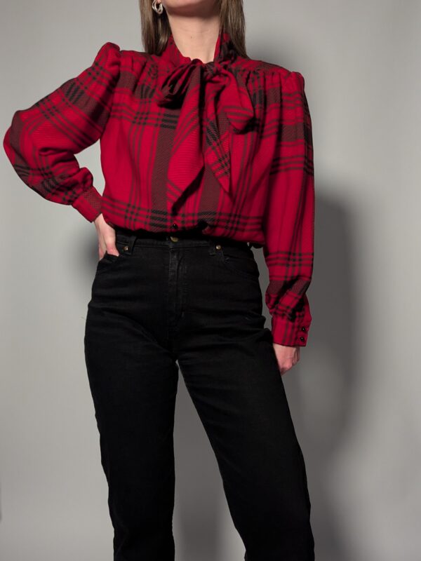 Bold bow - blouse - 01