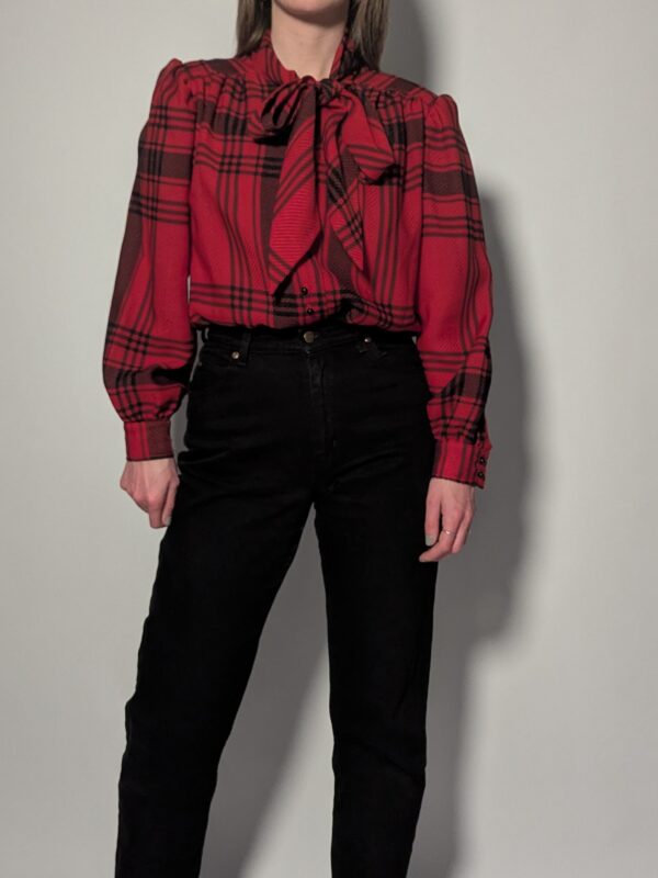 Bold bow - blouse - 02