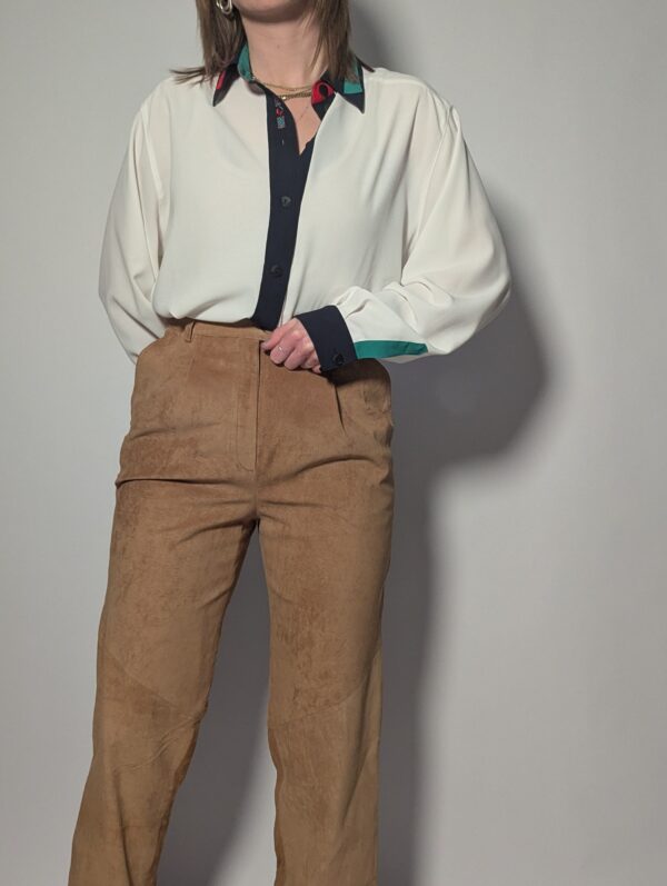 Classic contrast - blouse - 03