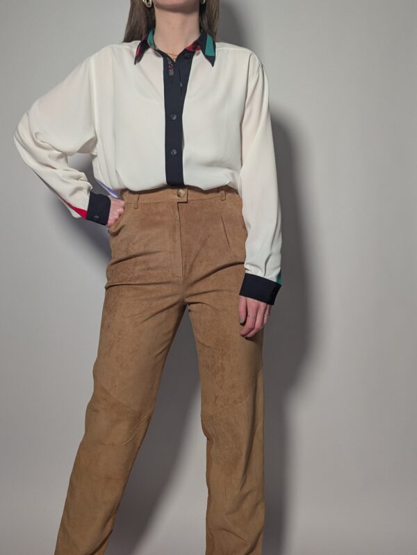 Classic contrast - blouse - 04