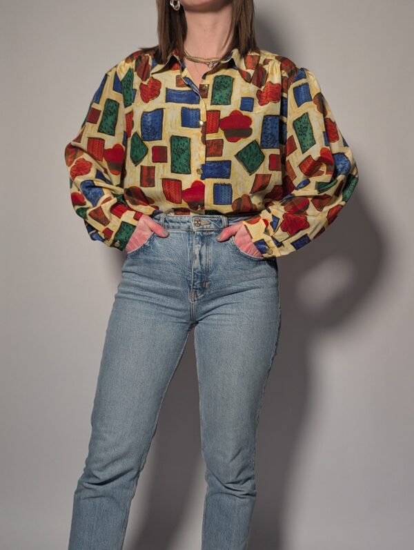 Printed paradise - blouse - 01