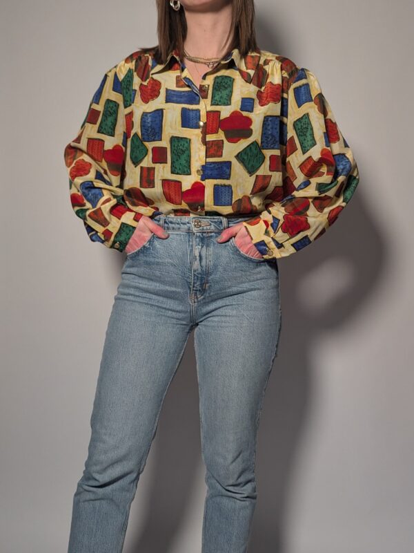 Printed paradise - blouse - 01