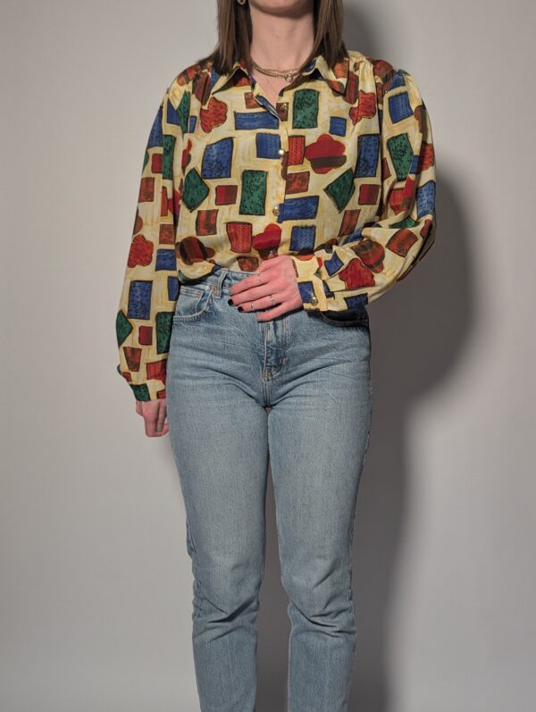 Printed paradise - blouse - 02