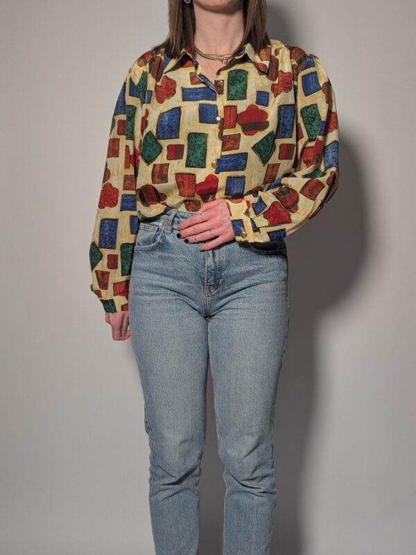 Printed paradise - blouse - 02