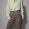 Soft sage - blouse - 01