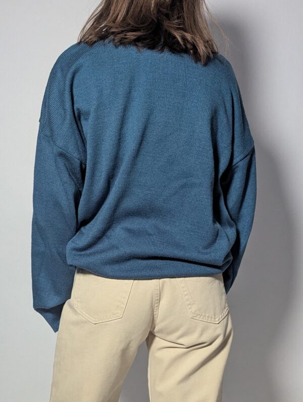 Vintage Lacoste blauwe trui