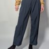Vintage pantalon in een diepe teal tint