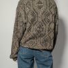 Vintage trui met een reliëfachtig patroon en een zachte, volumineuze knit