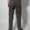 Vintage donkerbruine jeans met rechte pasvorm en tijdloze basic uitstraling.